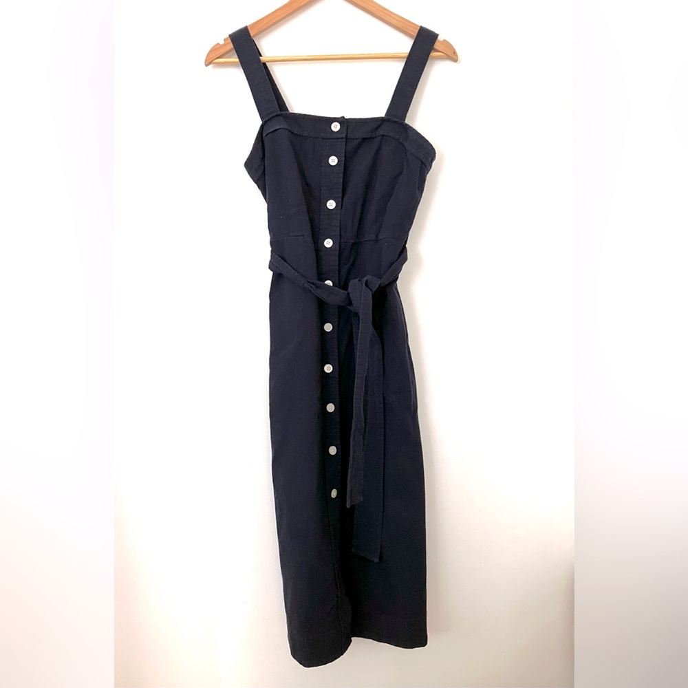 Everlane A-line button front dress size 6